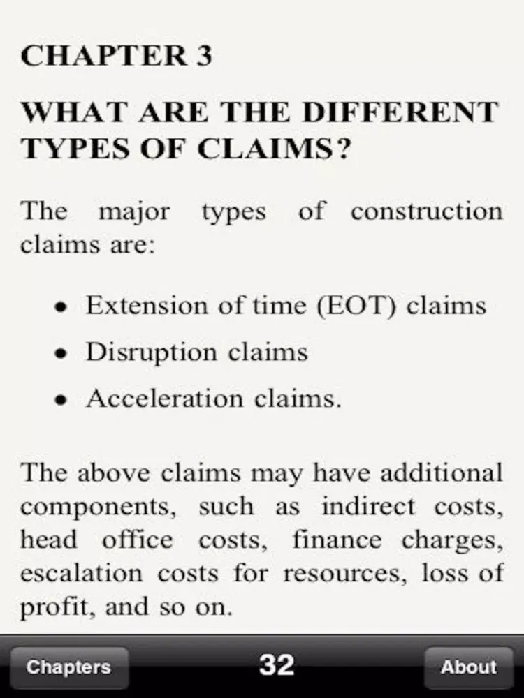 Quick Guide To Construction Claims iPad  Ekran Görüntüleri