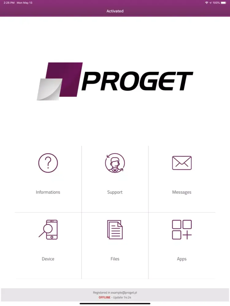 Proget iPad  سکرین شاٹس