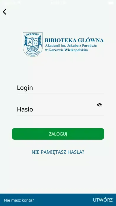 Tangkapan skrin AJP Gorzów - mProlib