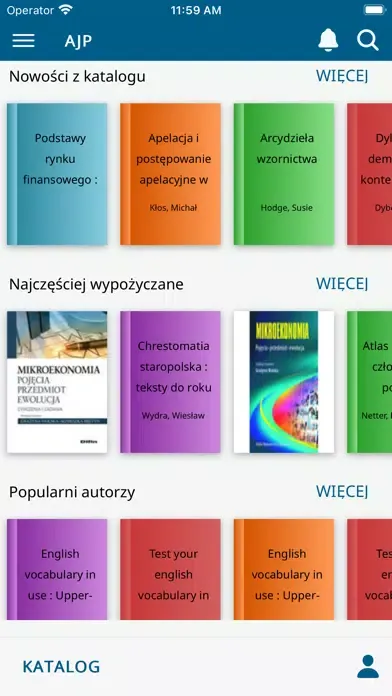 Tangkapan skrin AJP Gorzów - mProlib