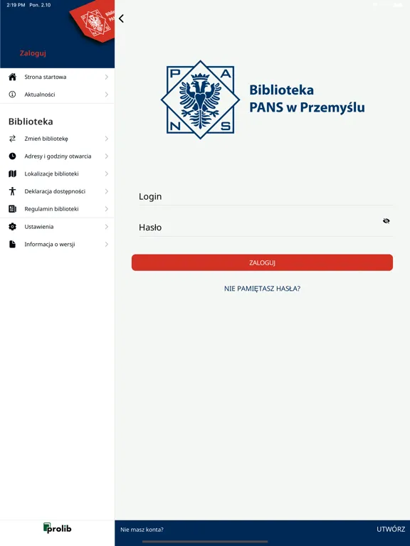 PANS Przemyśl iPad  স্ক্রিনশট
