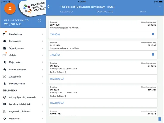 e-Biblioteki Pedagogiczne iPad  Screenshots