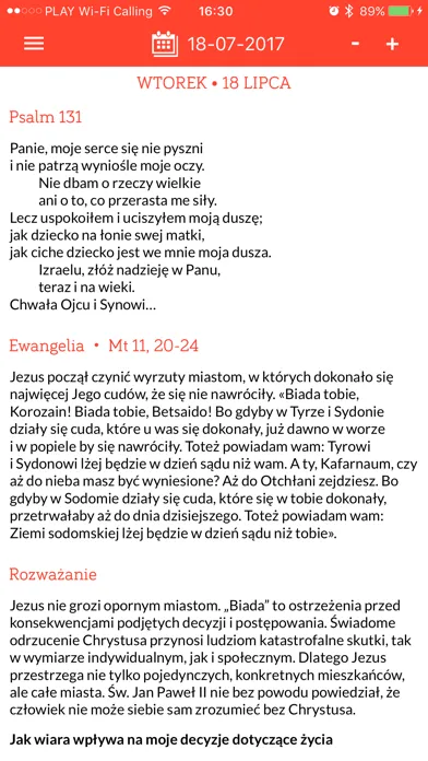Zrzuty ekranu 5 minut z Bogiem