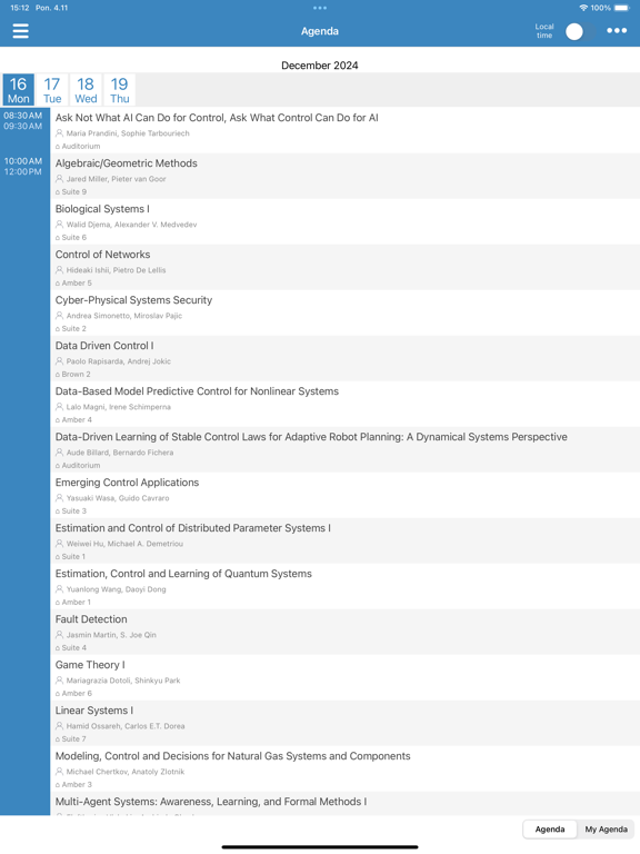 Tangkapan layar 2024 IEEE CDC iPad 