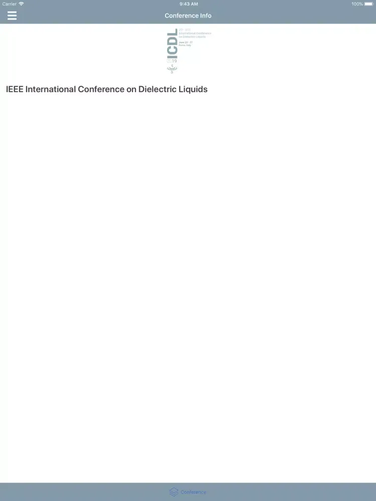 IEEE ICDL 2019 CONFERENCE iPad 應用截圖