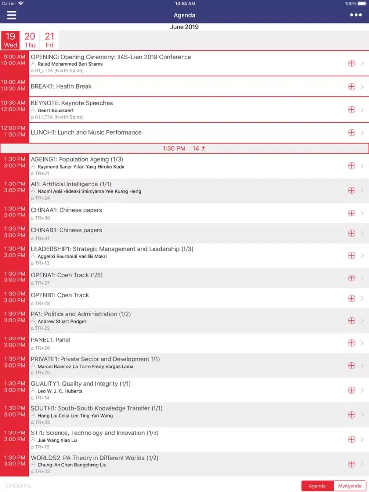 IIAS-Lien 2019 iPad 应用截图