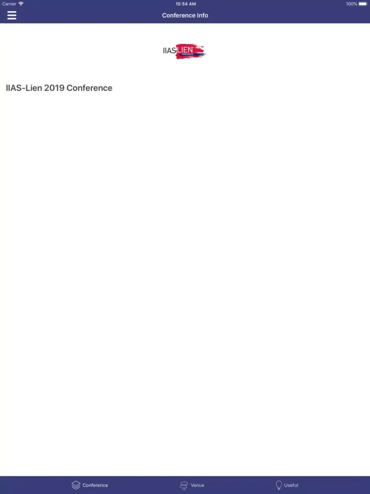 IIAS-Lien 2019 iPad 应用截图
