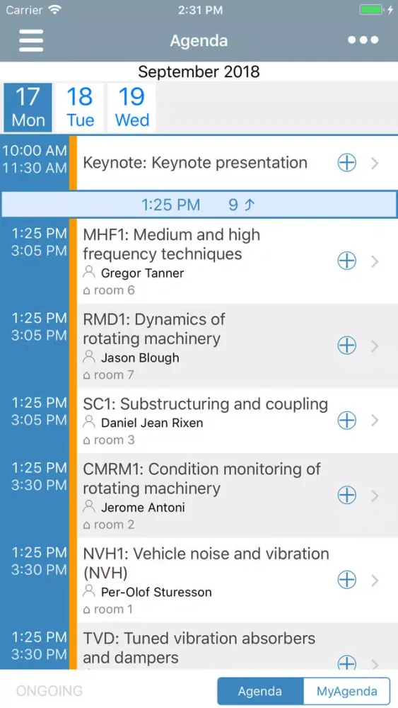 ISMA-USD 2018 Screenshots