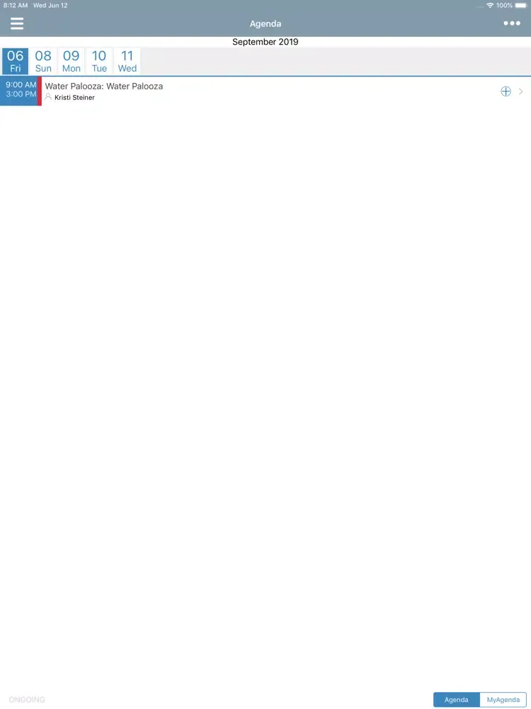 PNCWA2019 Annual Conference iPad Ekran Görüntüleri