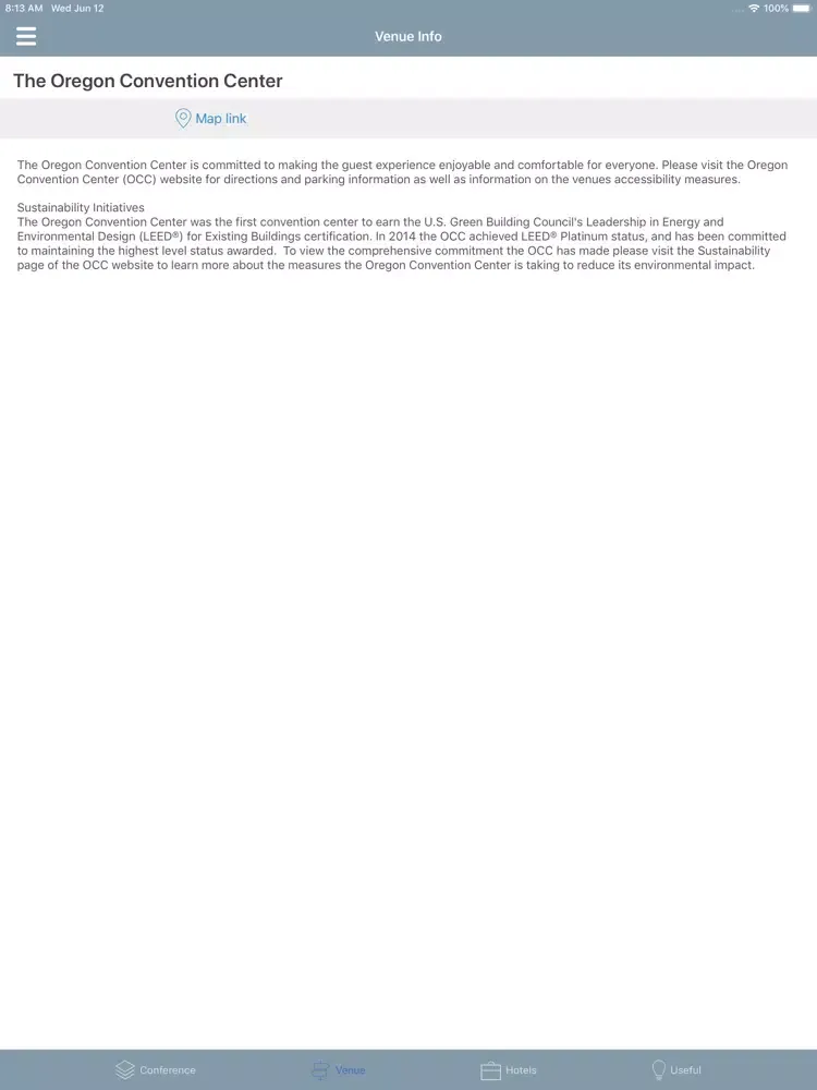 PNCWA2019 Annual Conference iPad Ekran Görüntüleri