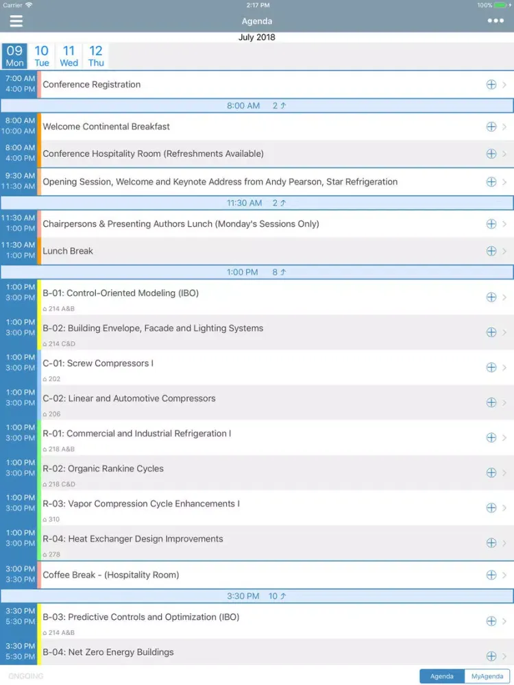 Screenshot di Purdue HL Conferences iPad 