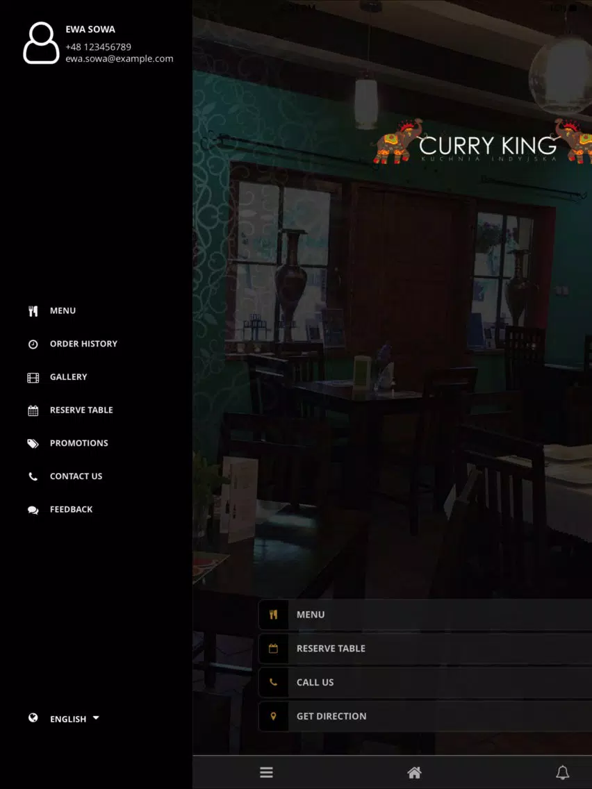 Capturas de tela do Curry King - Kuchnia Indyjska iPad 