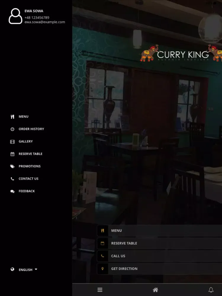 Ảnh chụp màn hình của Curry King - Kuchnia Indyjska iPad 