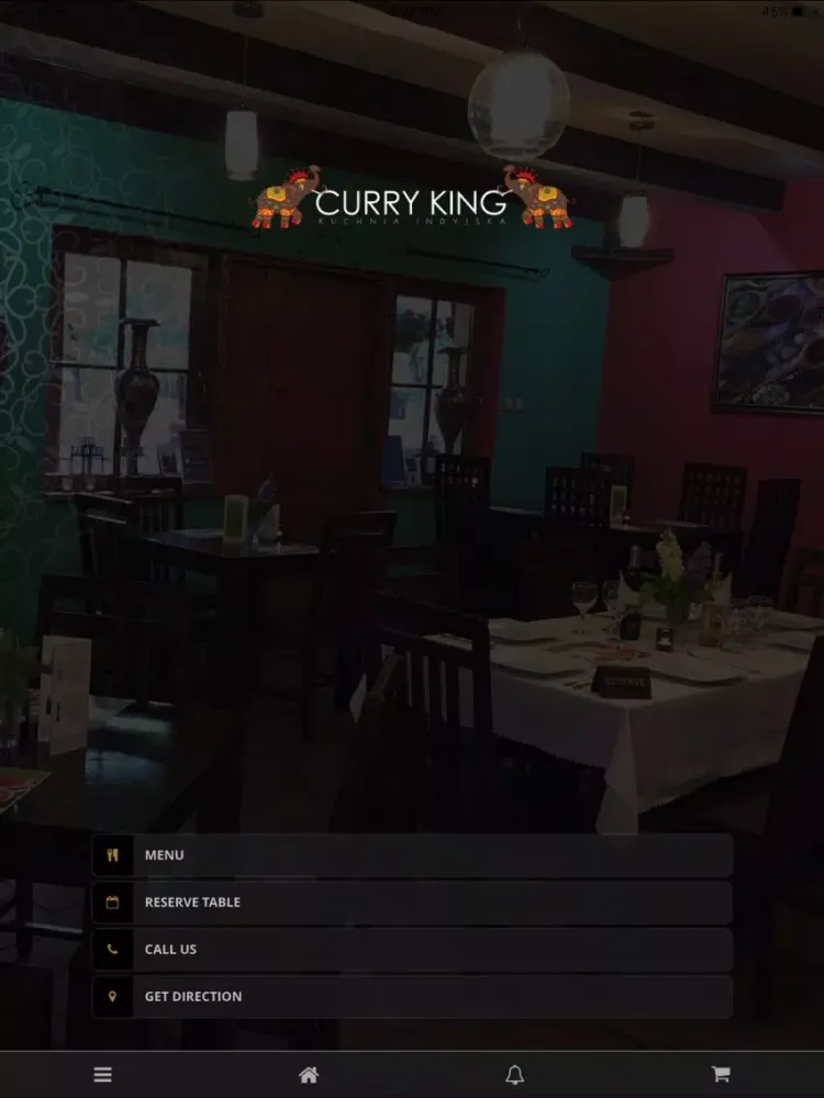 Ảnh chụp màn hình của Curry King - Kuchnia Indyjska iPad 