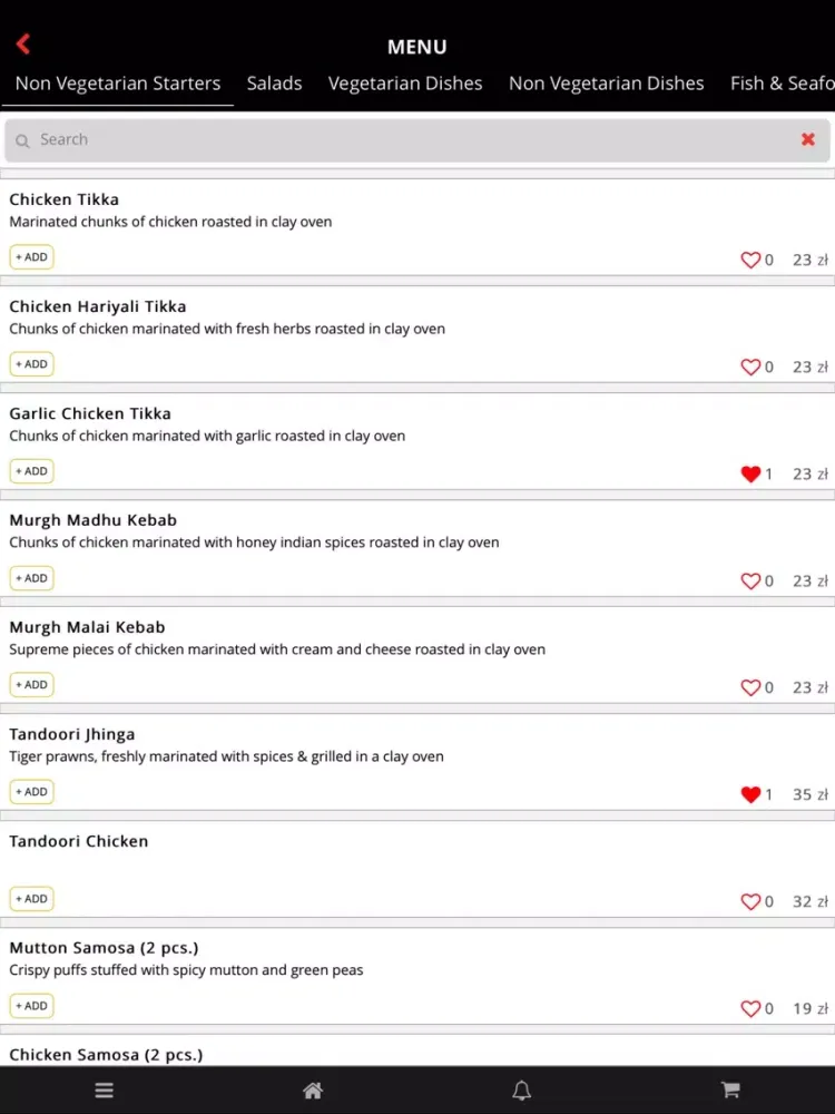Ảnh chụp màn hình của Curry King - Kuchnia Indyjska iPad 