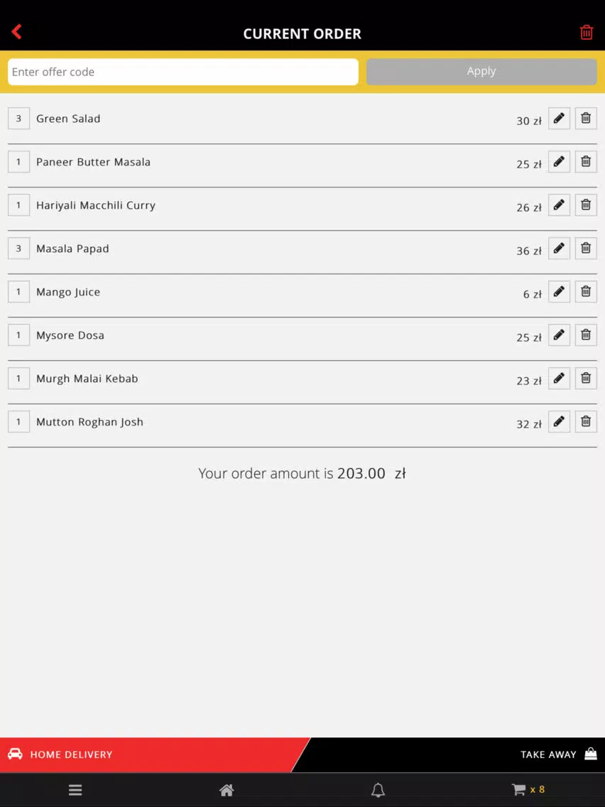 Capturas de tela do Curry King - Kuchnia Indyjska iPad 