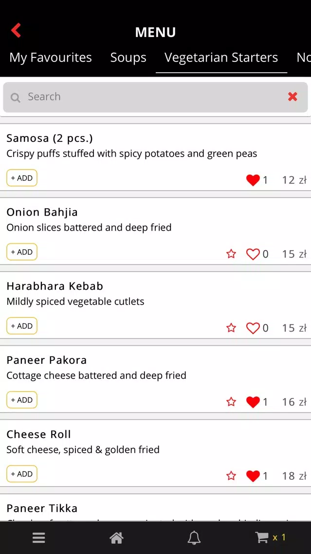 Capturas de tela do Curry King - Kuchnia Indyjska