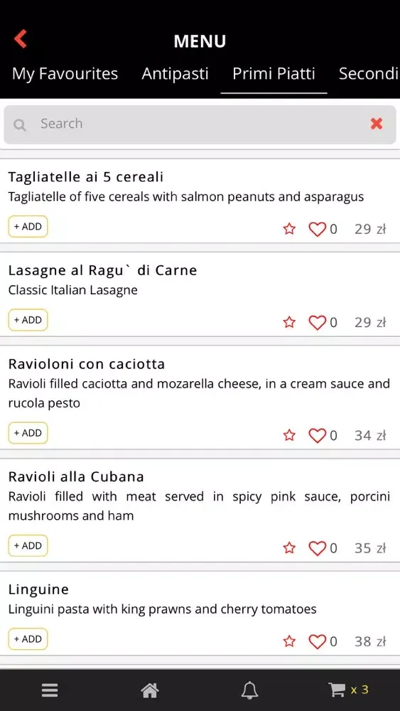 Capturas de tela do Piccola Italia