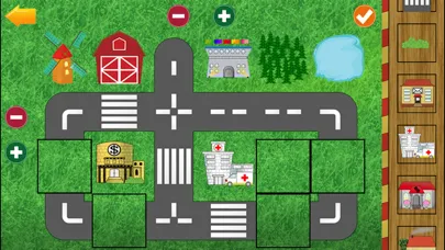 Screenshot di Cars City Builder - funny free educational shape matching game for kids, boys, toddlers and preschool