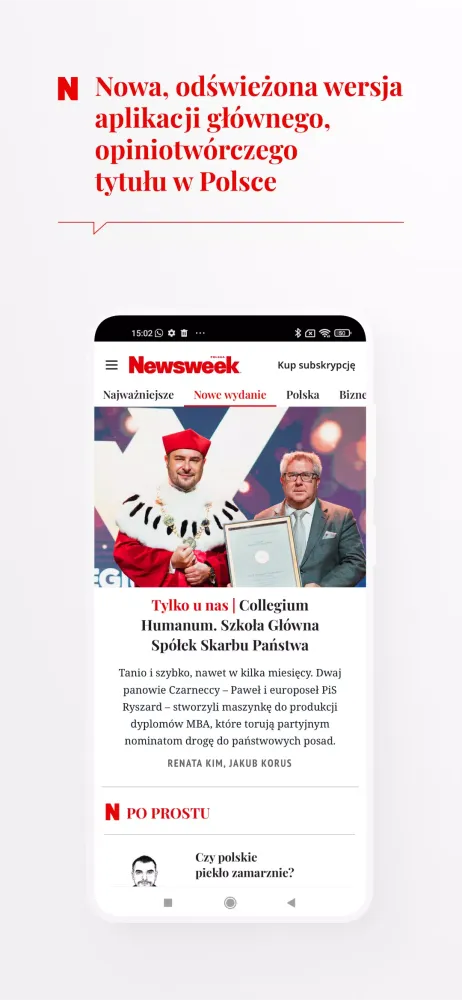 Newsweek Polska Ekran Görüntüleri