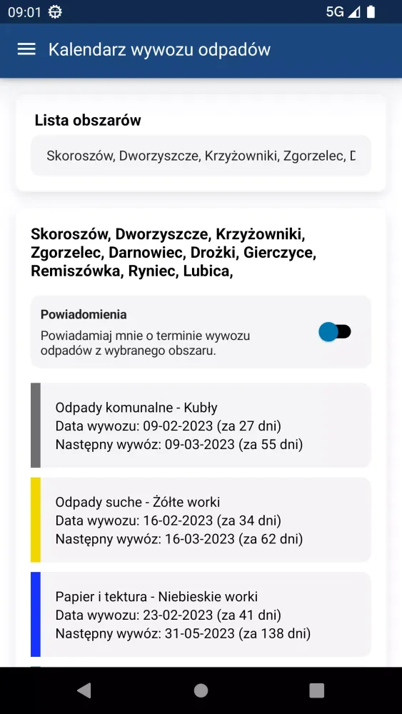 Zrzuty ekranu Gmina Rychtal