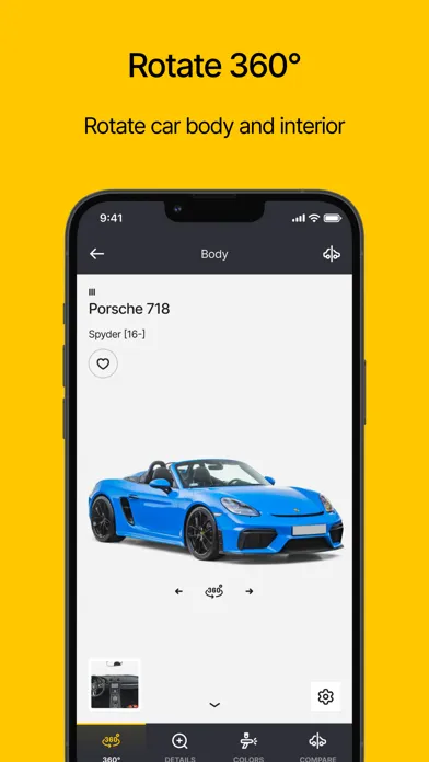 Capturas de tela do CarShow360