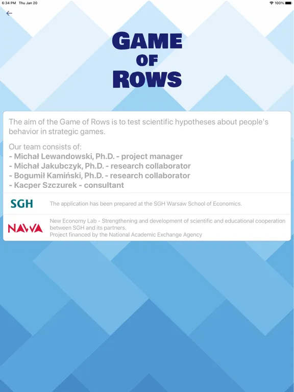 Скриншоты Game of Rows iPad 