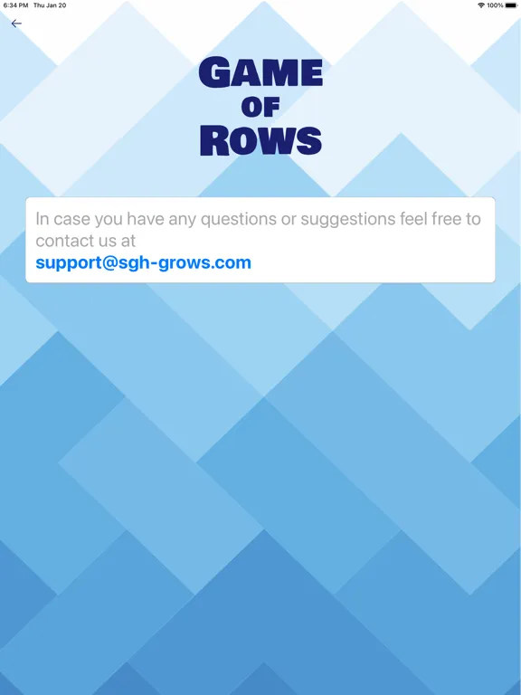 Скриншоты Game of Rows iPad 