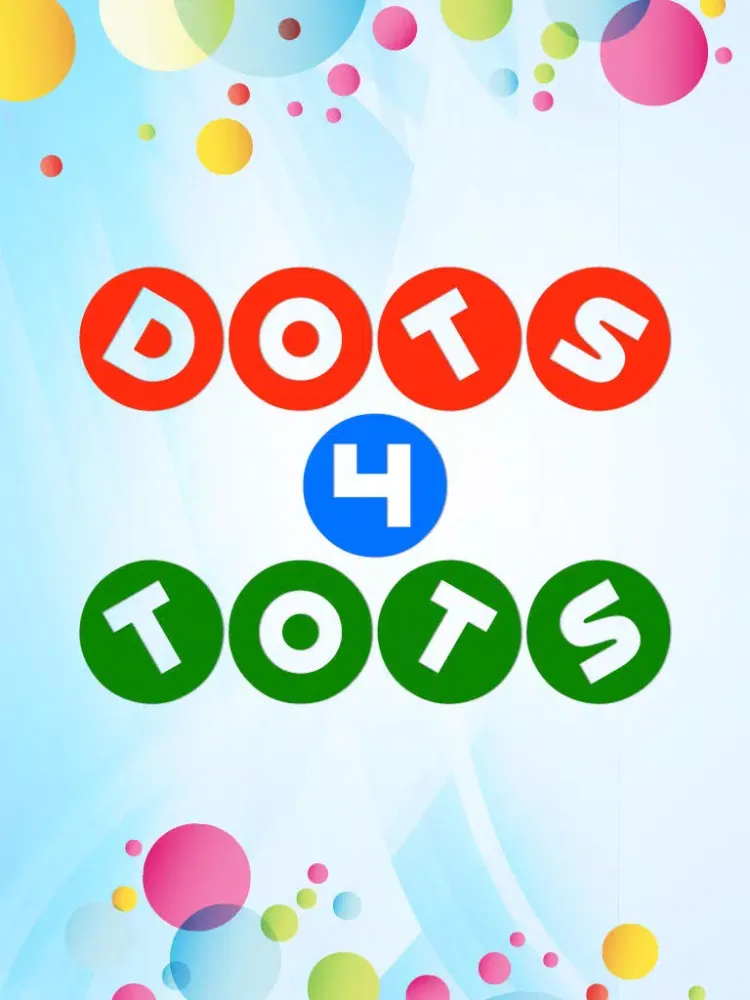 Ảnh chụp màn hình của Dots for tots Free - teach toddlers to draw, count and alphabet iPad 