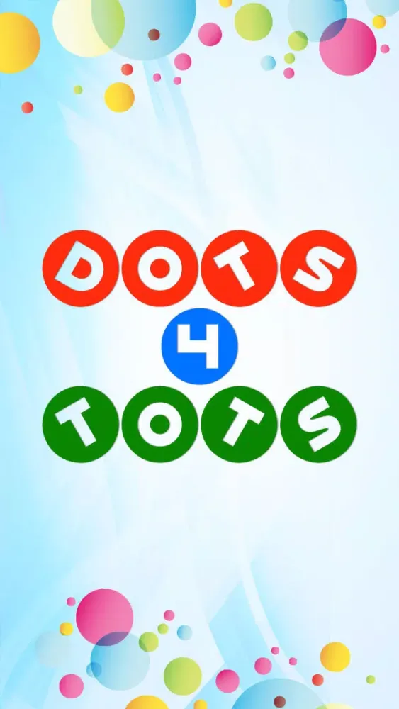 Ảnh chụp màn hình của Dots for tots Free - teach toddlers to draw, count and alphabet