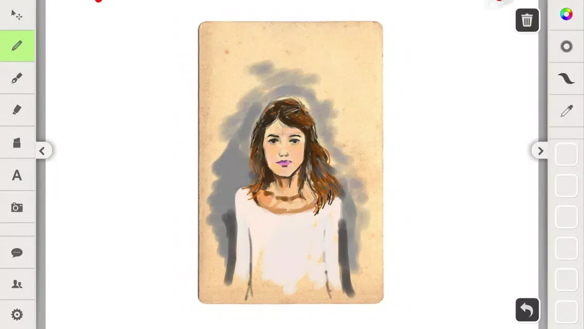 Tangkapan skrin Share Board - draw, sketch and discuss on a pad