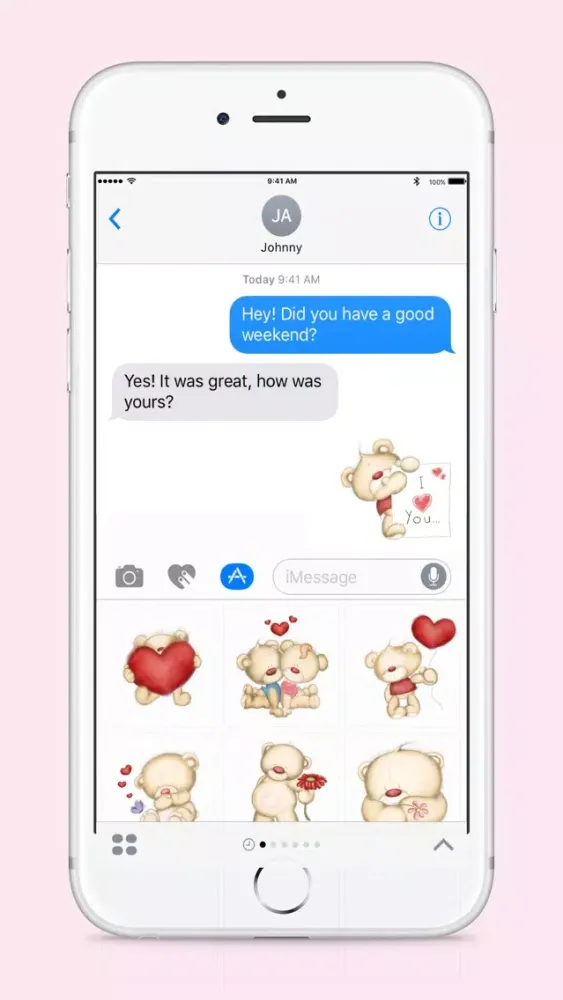 Captures d'écran de Lovely Teddies - Stickers