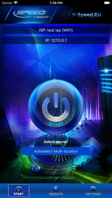 V-SPEED Speed Test 스크린샷