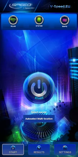 Zrzuty ekranu V-SPEED Speed Test