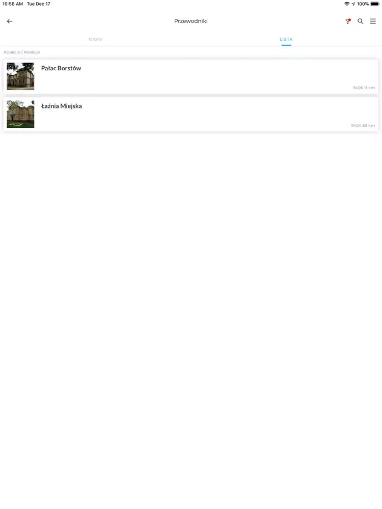 ภาพหน้าจอของ Miasto Zgierz iPad 