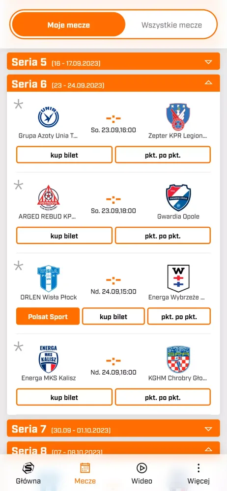 ORLEN Superliga Ekran Görüntüleri