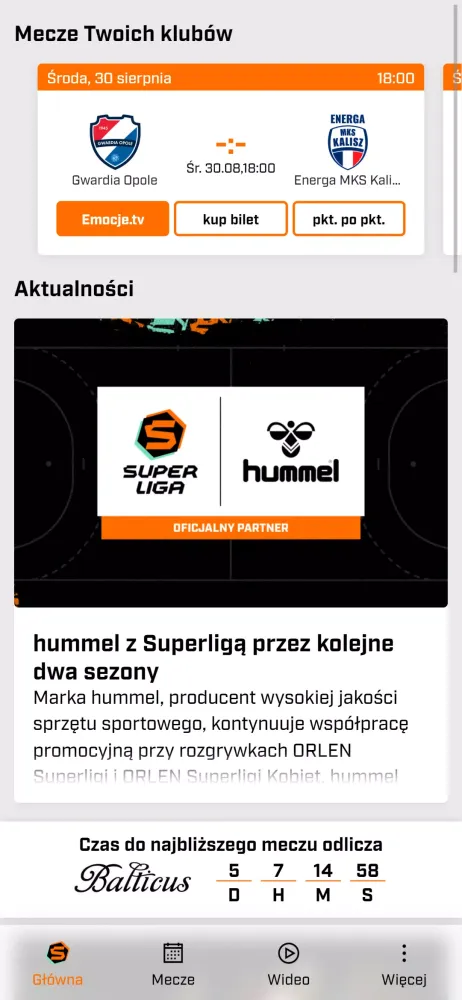 ORLEN Superliga Ekran Görüntüleri