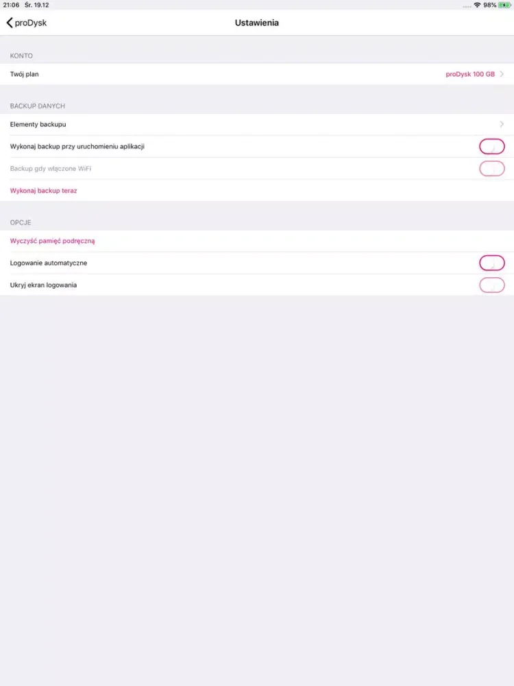 proDysk iPad  স্ক্রিনশট