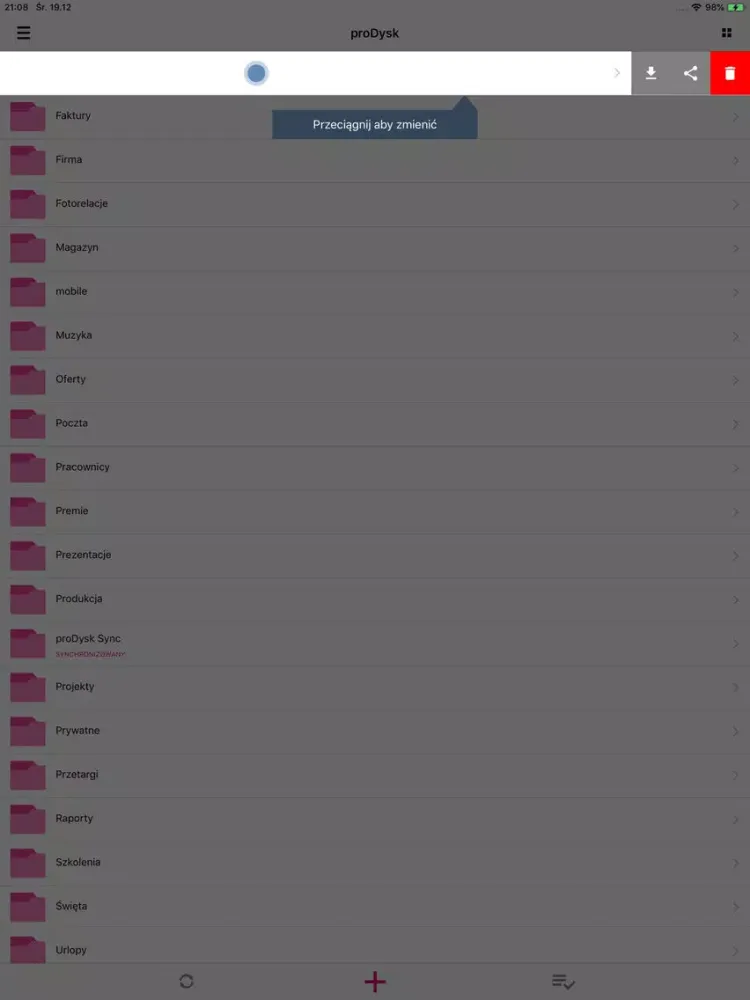 proDysk iPad  স্ক্রিনশট