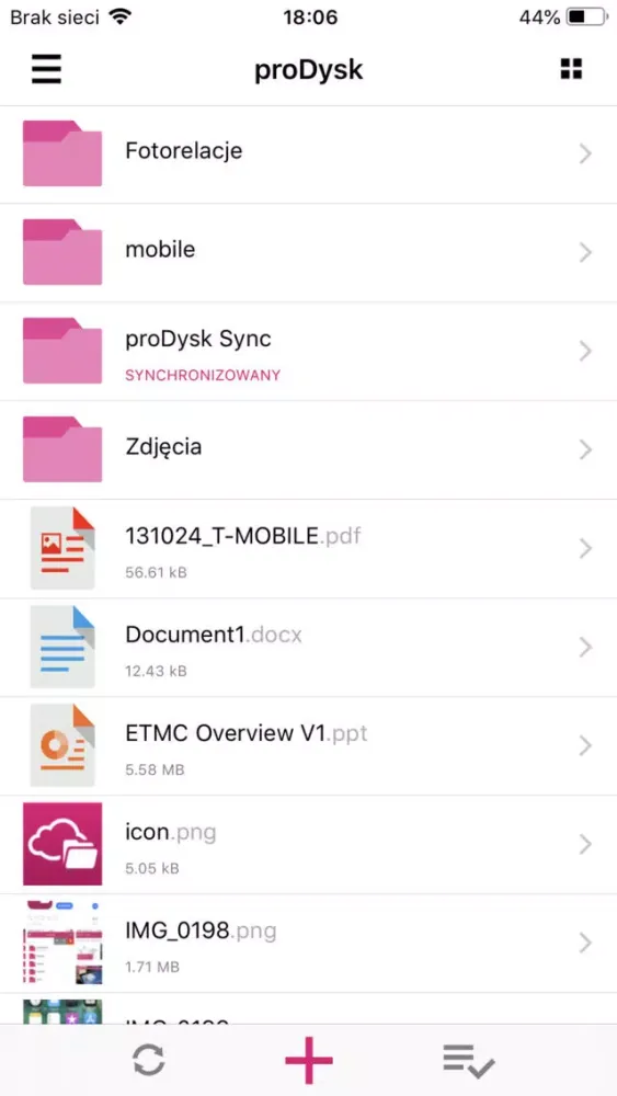 proDysk স্ক্রিনশট
