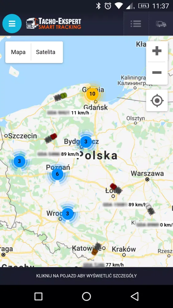 TACHO-EKSPERT SMART TRACKING Screenshots