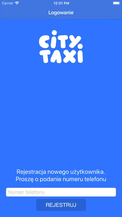 Tangkapan layar City Taxi Gdańsk