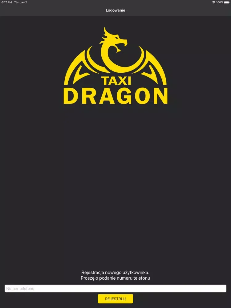 Taxi DRAGON Gliwice iPad  Screenshots