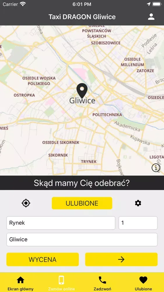 Taxi DRAGON Gliwice Screenshots