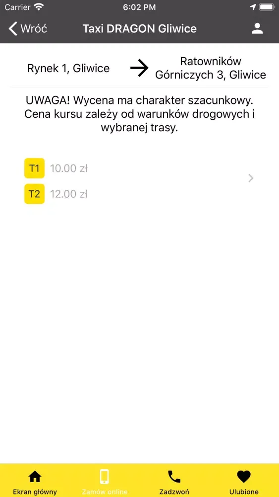 Taxi DRAGON Gliwice Screenshots
