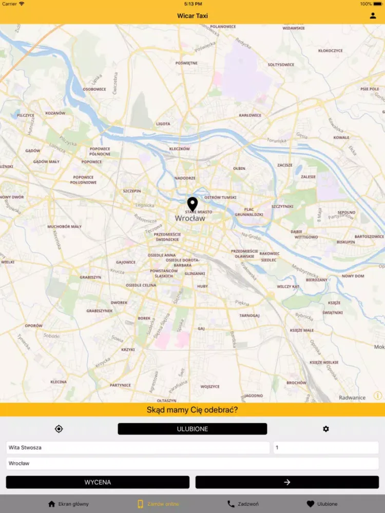 Screenshot di Wicar Taxi iPad 