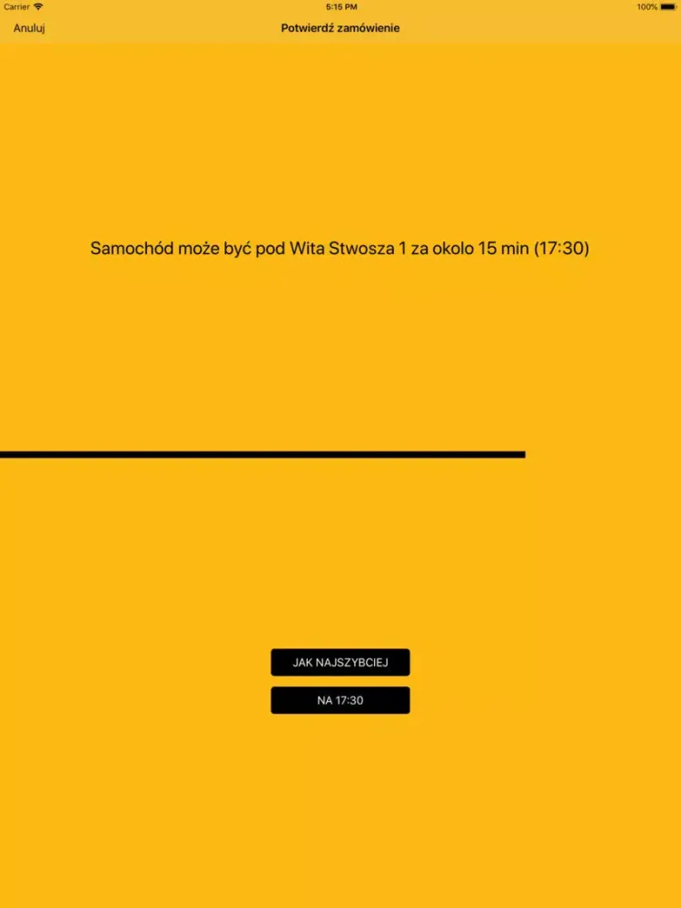 Screenshot di Wicar Taxi iPad 