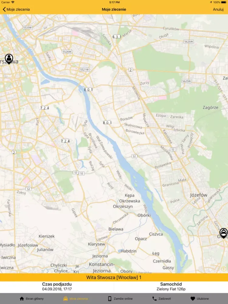 Screenshot di Wicar Taxi iPad 