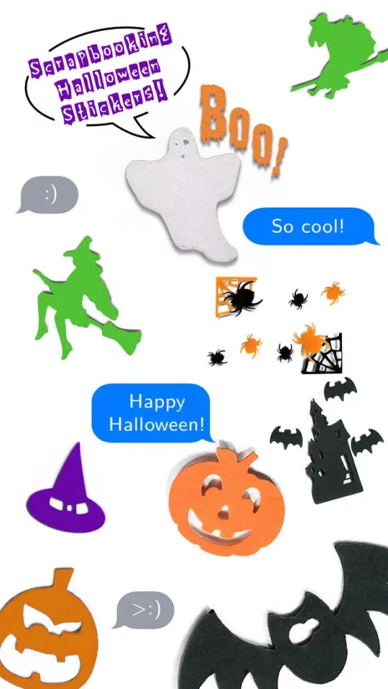 Halloween Scrapbook Stickers スクリーンショット