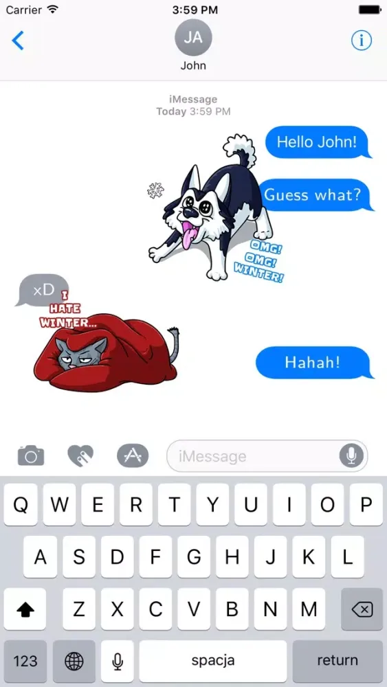 Grumpy Christmas Stickers Screenshots